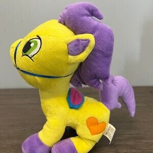 Sugar Loaf Yellow Purple Pony Horse Plush 9"‎